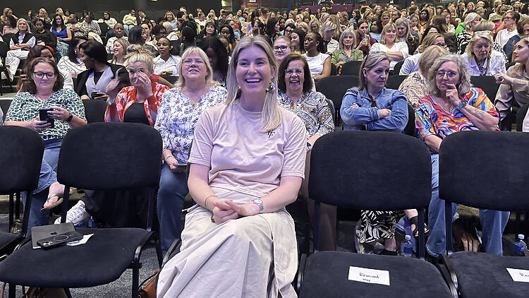 Rachel Kolisi during the Durban screening of her deeply personal documentary, Falling Forward. Rachel Kolisi during the Durban screening of her deeply personal documentary, Falling Forward.