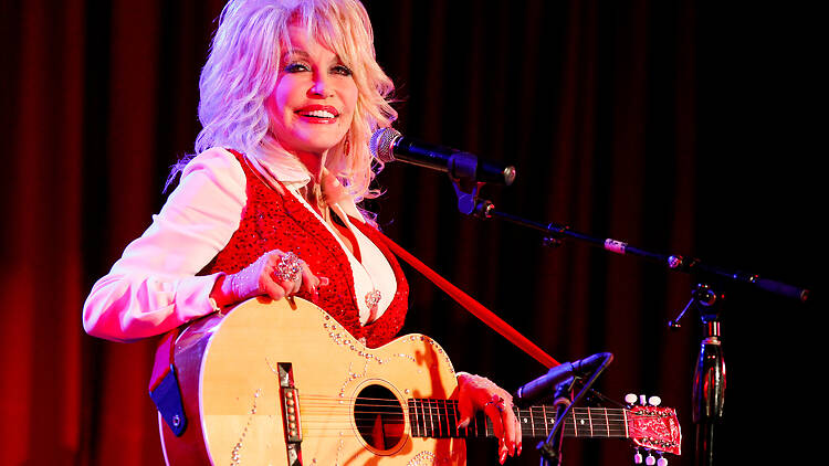 Dolly Parton attends Stella Parton's Red Tent Women's Conference 2014 in Nashville