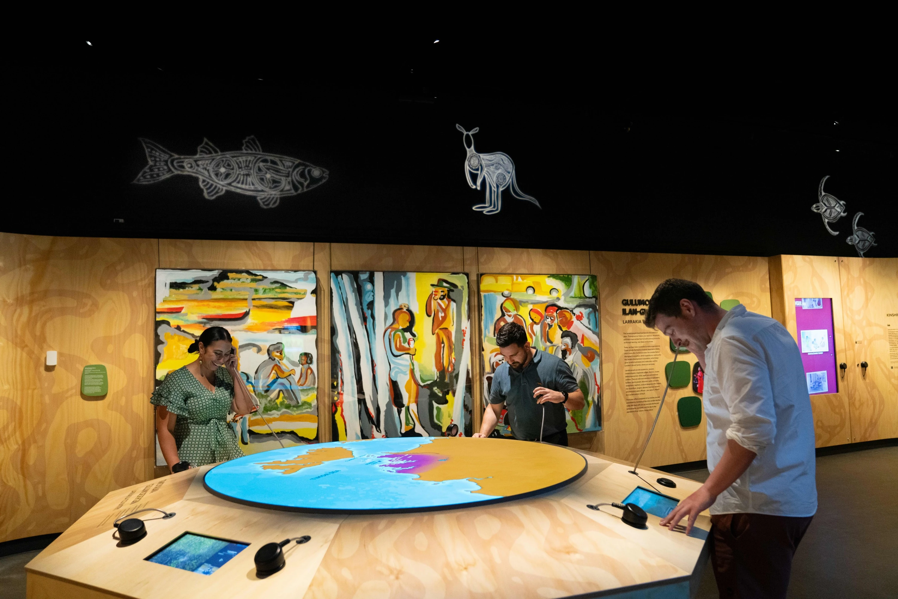 Inside of Larrakia Cultural Centre