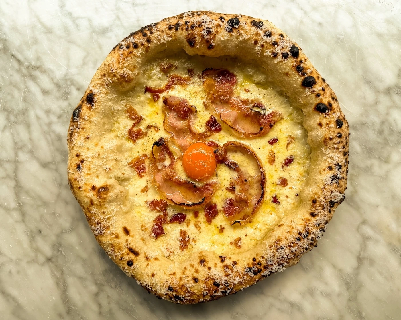 &lsquo;Carbo&rsquo; pizza at Crust Bros