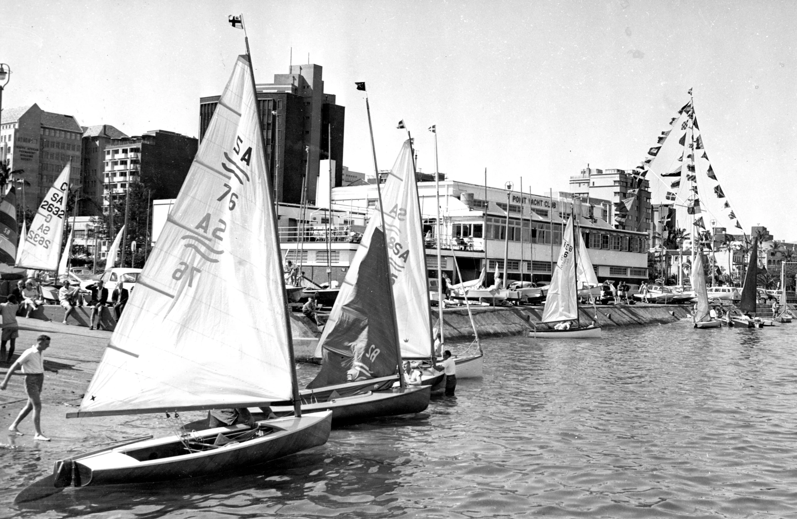 The sailing community extended well beyond the club itself.