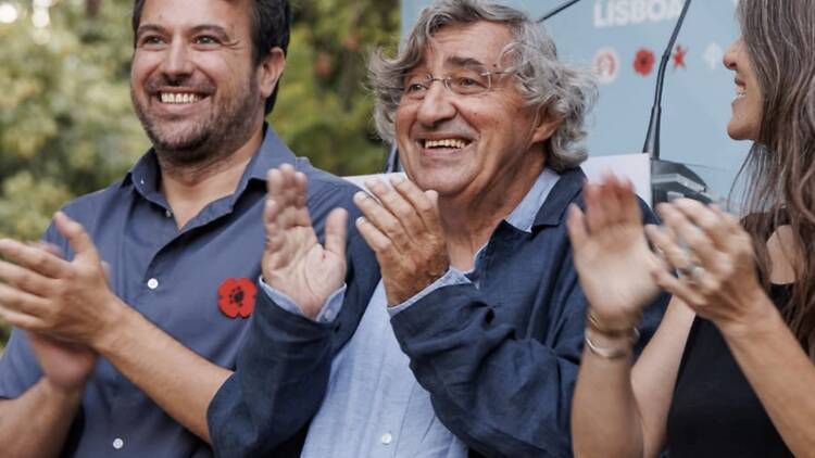 João Jaime Pires na apresentação da candidatura a Arroios, 2025