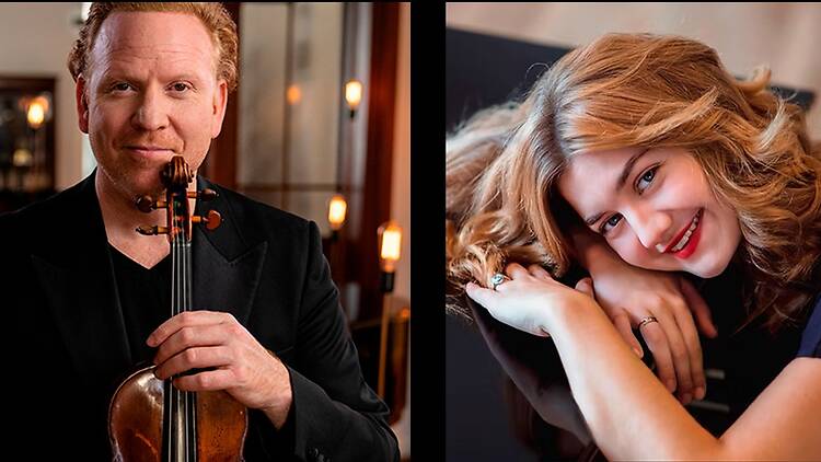 Daniel Hope & Marie Sophie Hauzel. Daniel Hope & Marie Sophie Hauzel.