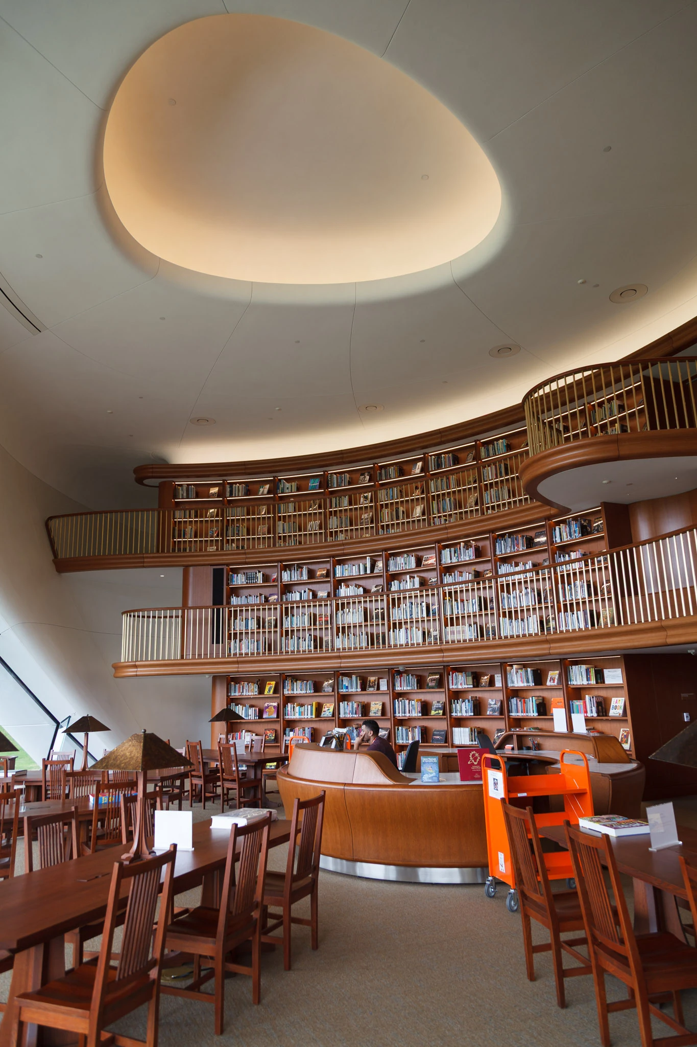 Library at the Lucas Museum of Narrative Art