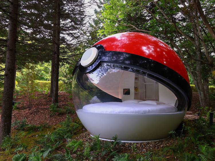 A giant Poké Ball hotel is opening in the forests of Hokkaido this September A giant Poké Ball hotel is opening in the forests of Hokkaido this September