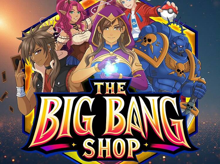 Trade cards and roll dice at The Big Bang Shop Trade cards and roll dice at The Big Bang Shop