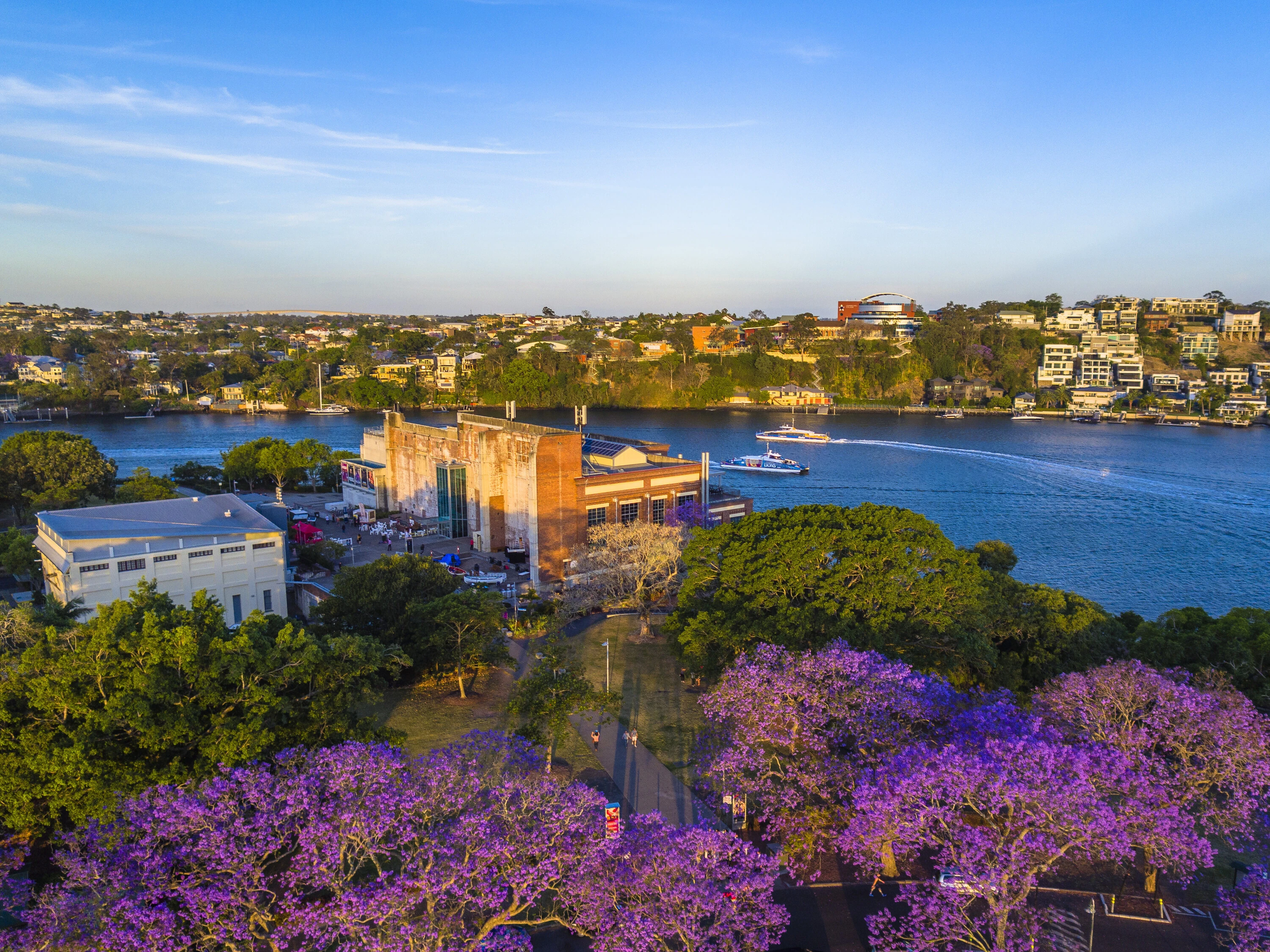 Brisbane Powerhouse aerial view