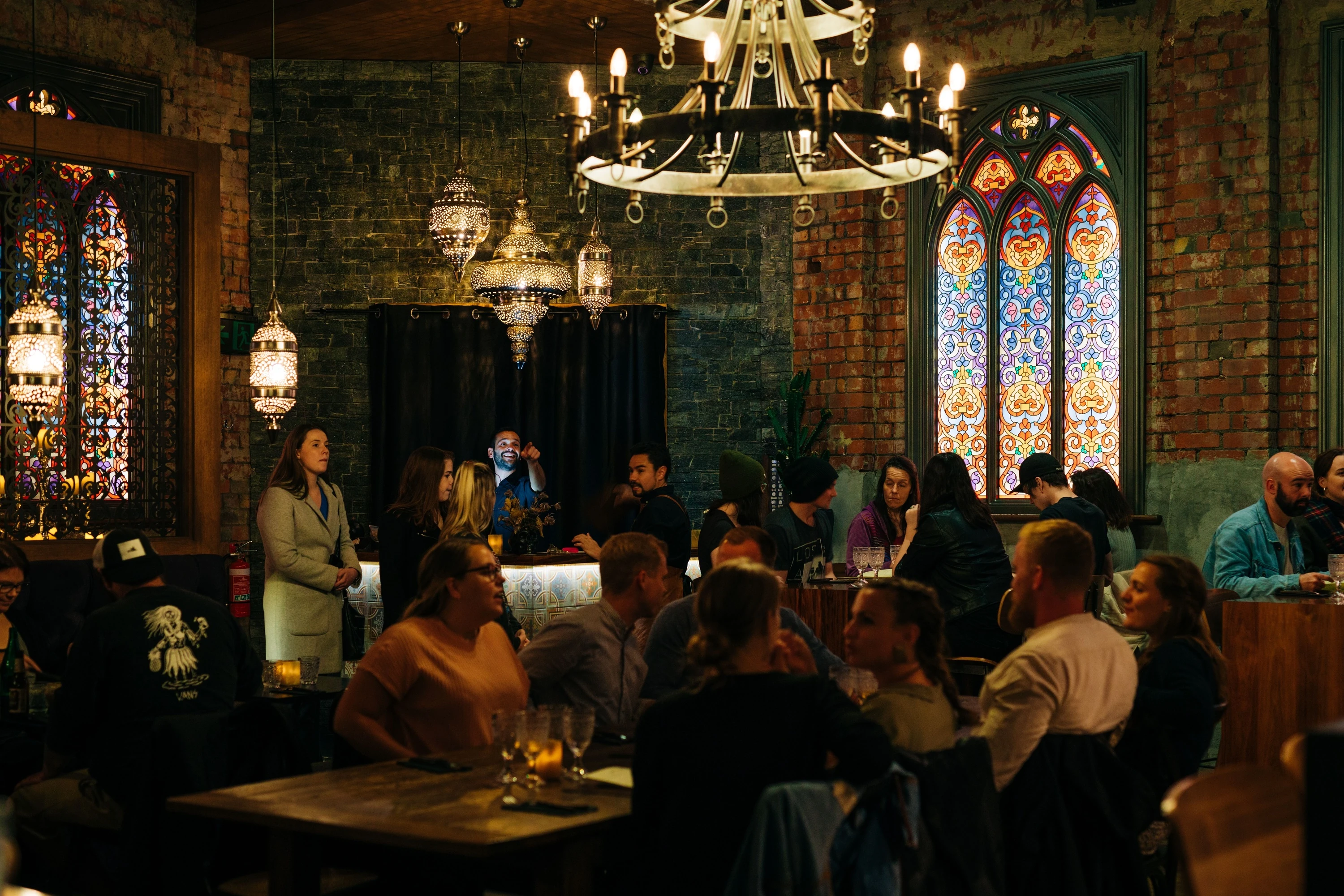 Inside of Pancho Villa Restaurant and Bar