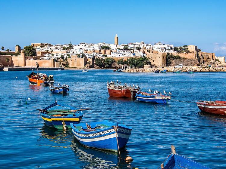 Fishing boats in Rabat, Morocco Fishing boats in Rabat, Morocco