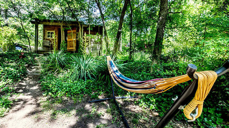 Best for quiet nature escapes: The charming cabin near Deep Ellum