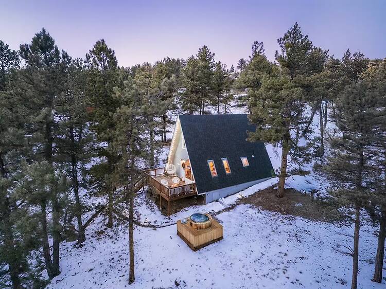 Best for a cozy mountain restorative retreat: the hot tub hideaway Best for a cozy mountain restorative retreat: the hot tub hideaway