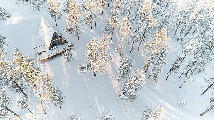 Best for a sunny Scandi-style getaway: the suntrap A-frame Best for a sunny Scandi-style getaway: the suntrap A-frame