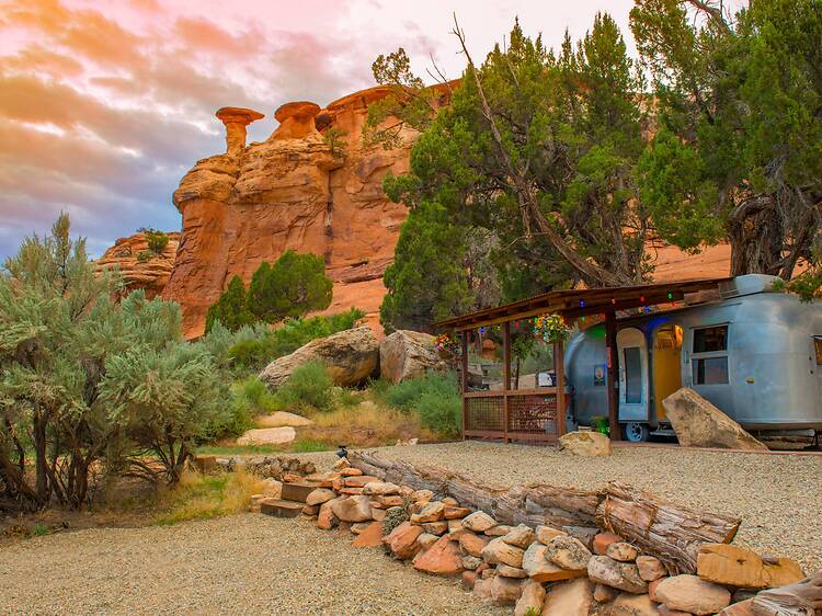 Best for budget desert stargazing and hiking: the retro airstream Best for budget desert stargazing and hiking: the retro airstream