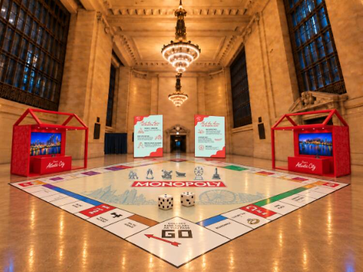 You can play on a giant Monopoly gameboard inside Grand Central Terminal next month