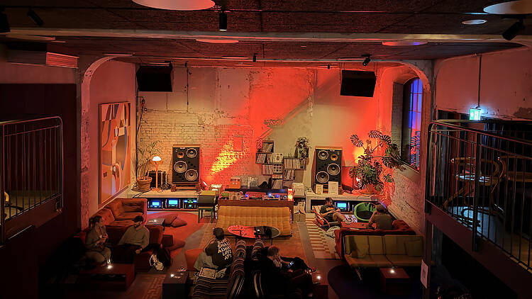 Find your way into the listening room at Hosoi