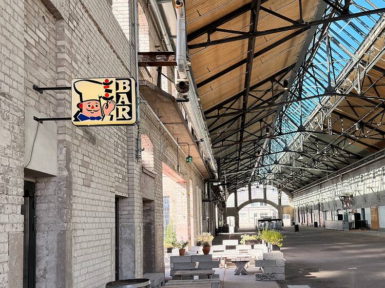 Have an after-work glass of natural wine in an old slaughterhouse at Bar Montan