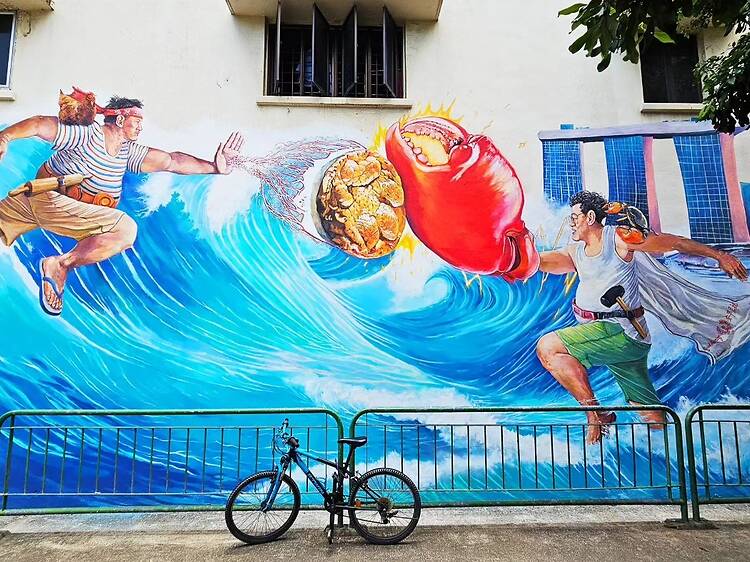 Tyrwhitt Road murals