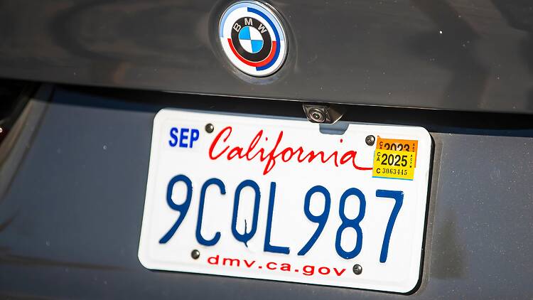 California license plate California license plate