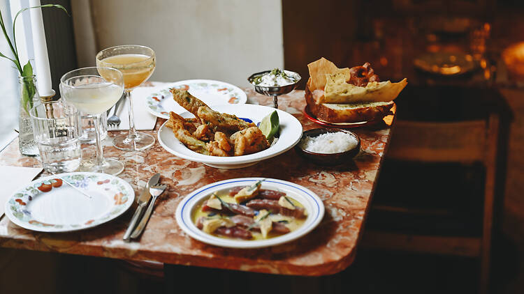 Aperitivos e antipasti no Mammarua