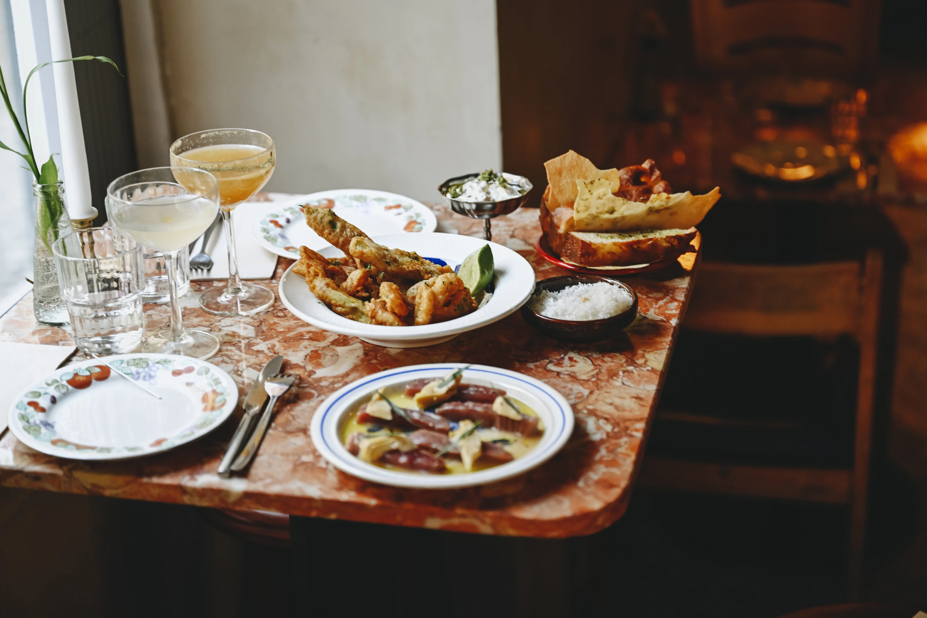 Aperitivos e antipasti no Mammarua