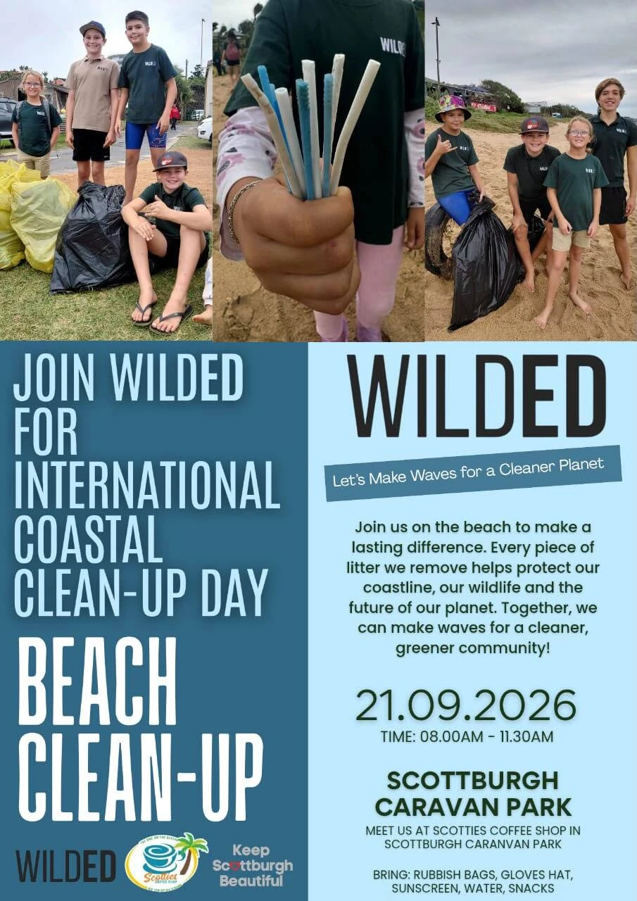The Scottburgh beach clean-up will take place on Monday. 