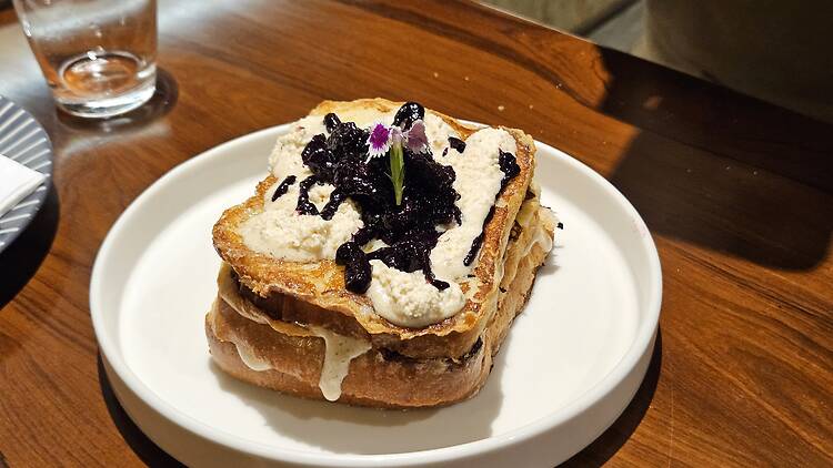 A French toast at Shokupan