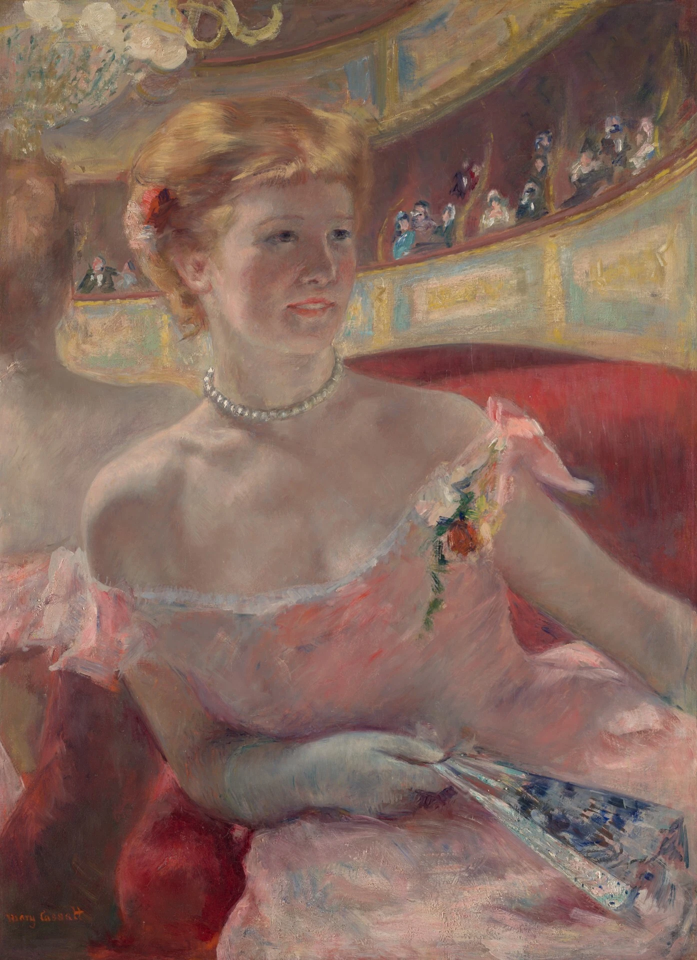 &lsquo;Woman in a Loge&rsquo; (1879) by Mary Cassatt