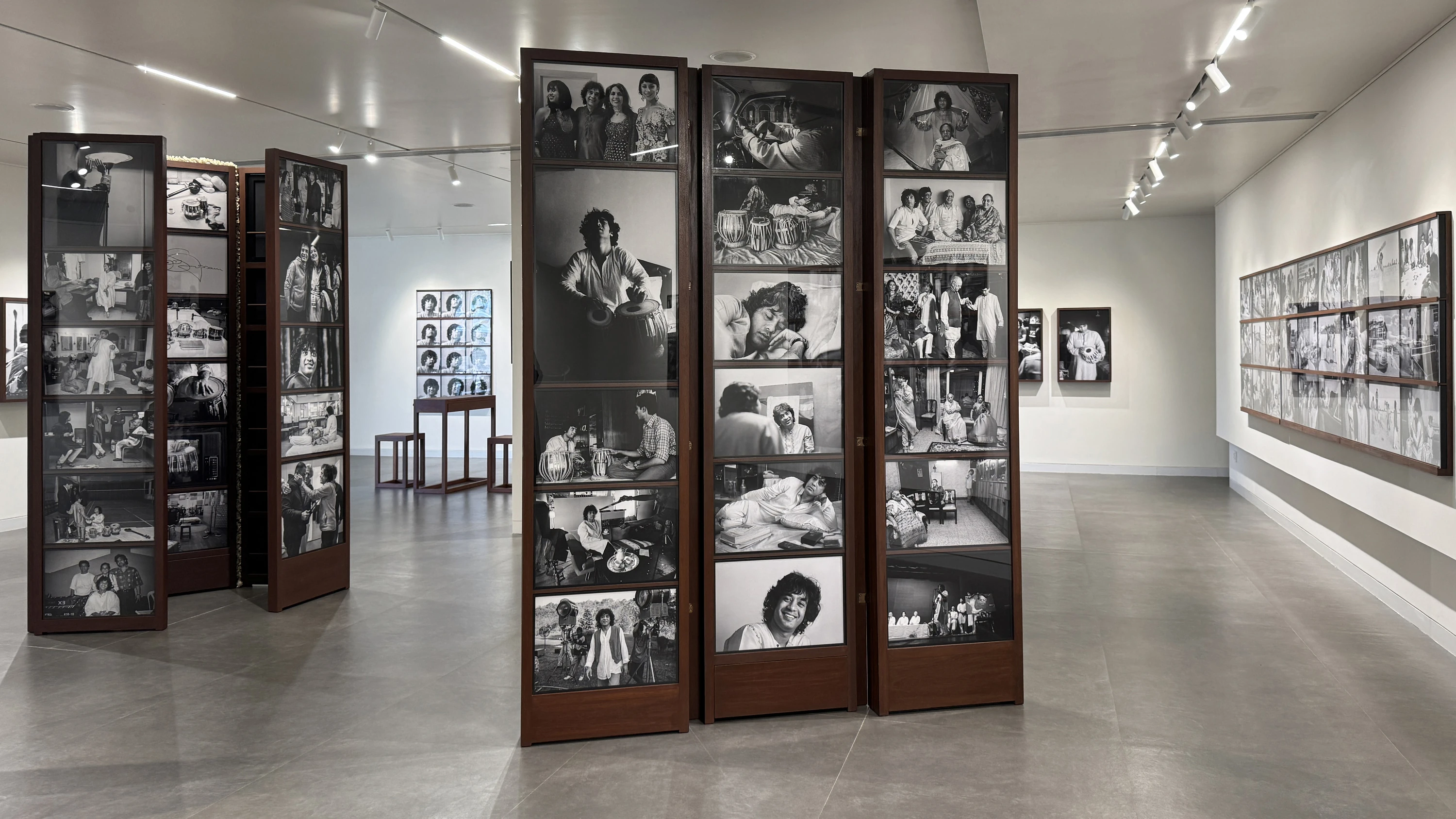 Dayanita Singh, Ustad Museum, Installation view, National Centre of Performing Arts, Mumbai, 2026. &copy; Dayanita Singh