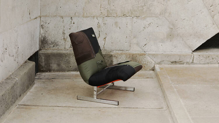 Ce fauteuil en bombers Schott est peut-être la pièce la plus cool de la Paris Design Week