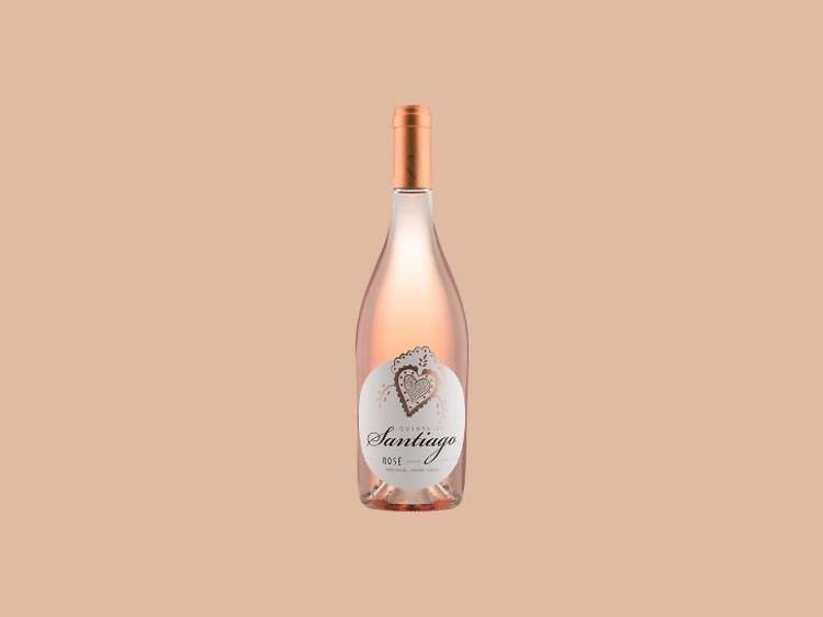 Salada de polvo com Quinta de Santiago Rosé 2024 Salada de polvo com Quinta de Santiago Rosé 2024