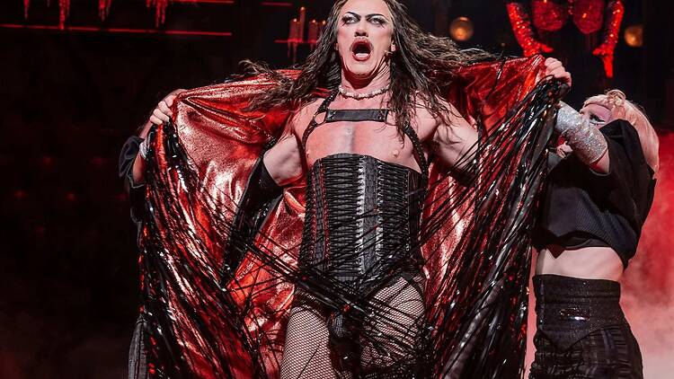 Luke Evans in The Rocky Horror Show Luke Evans in The Rocky Horror Show