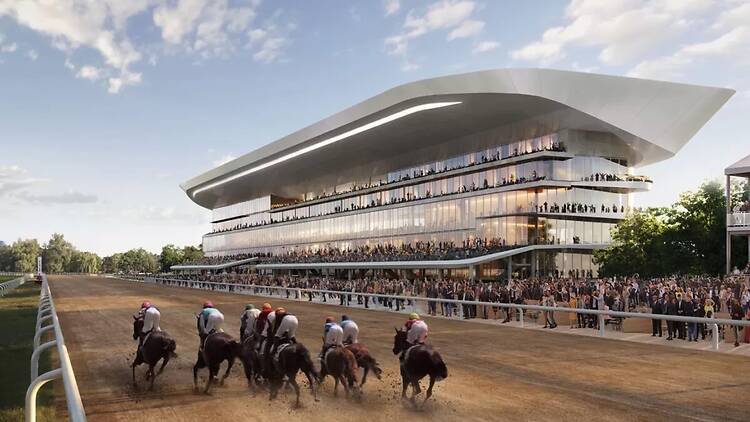 New Belmont Park racetrack New Belmont Park racetrack