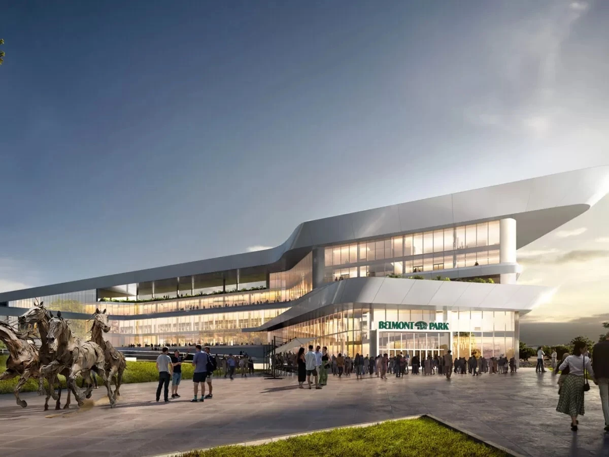 New Belmont Park racetrack