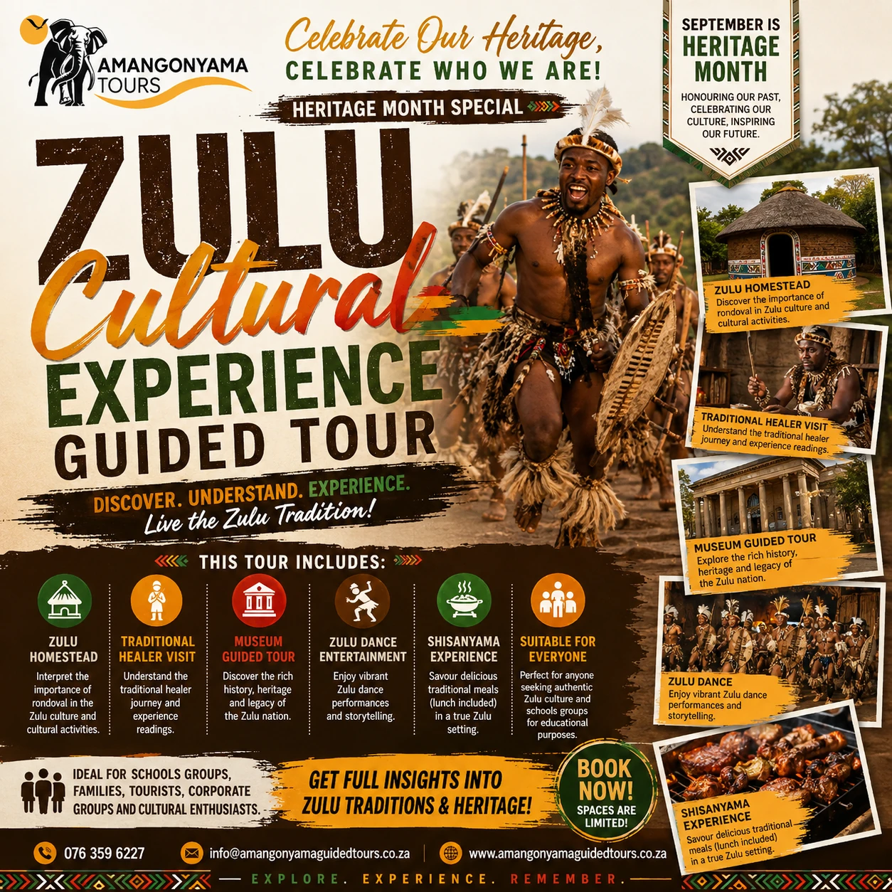 Immerse yourself in Zulu culture this weekend. 