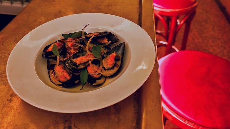 Moules de Galice au curry