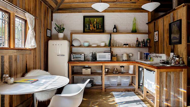 Best for an artsy East Nashville weekend: the cozy cabin with guest parking Best for an artsy East Nashville weekend: the cozy cabin with guest parking