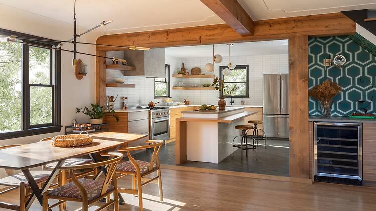 Best for reunions with friends: The stylish three-bed apartment amid the trees Best for reunions with friends: The stylish three-bed apartment amid the trees