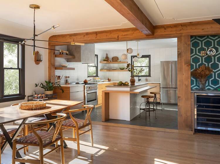 Best for reunions with friends: The stylish three-bed apartment amid the trees Best for reunions with friends: The stylish three-bed apartment amid the trees