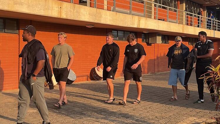 layers arrive at Princess Magogo Stadium ahead of the Currie Cup fixture in KwaMashu. layers arrive at Princess Magogo Stadium ahead of the Currie Cup fixture in KwaMashu.