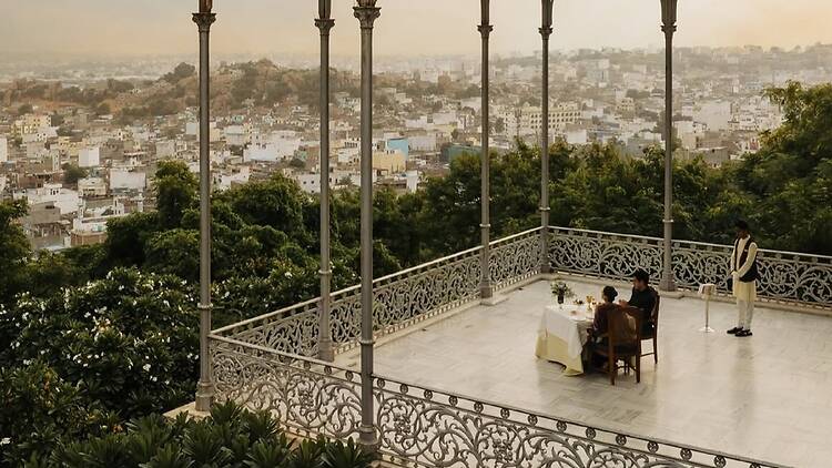 Taj Faluknama Palace, one of two Indian hotels with three MICHELIN Keys