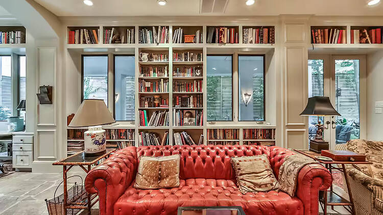 Best for art lovers: The artist’s library with a private pool