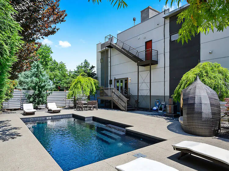 Best for unique architectural stays: The rooftop hot tub home Best for unique architectural stays: The rooftop hot tub home