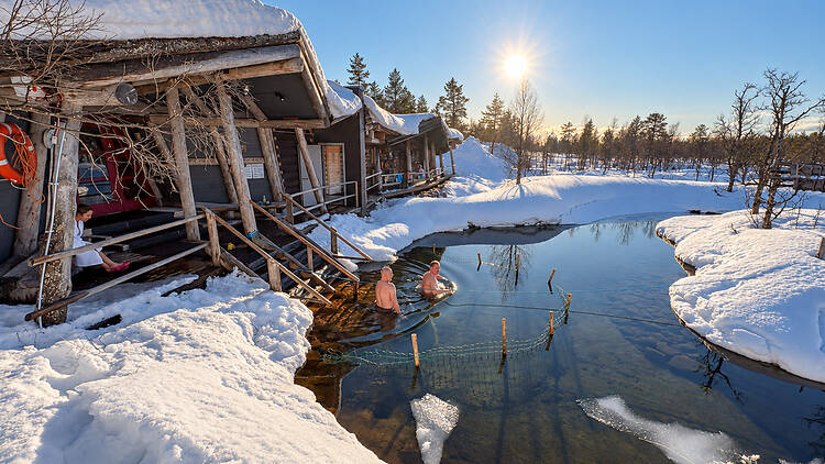 Kiilopää smoke sauna, Saariselkä Kiilopää smoke sauna, Saariselkä