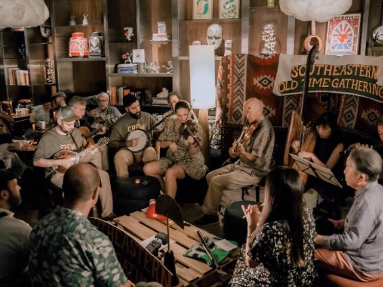 Follow six days of bluegrass and old-time music Follow six days of bluegrass and old-time music