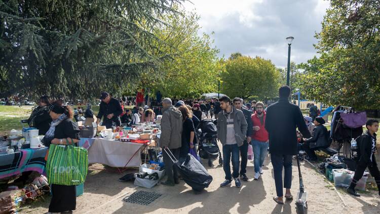 La brocante au parc des Sévines