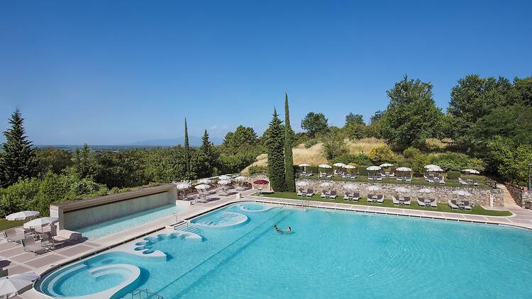 The pool at Grotta Giusti Thermal Spa Resort The pool at Grotta Giusti Thermal Spa Resort