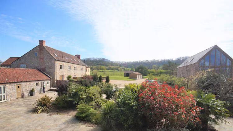 Best luxury Airbnb: Barn with pool near Wells