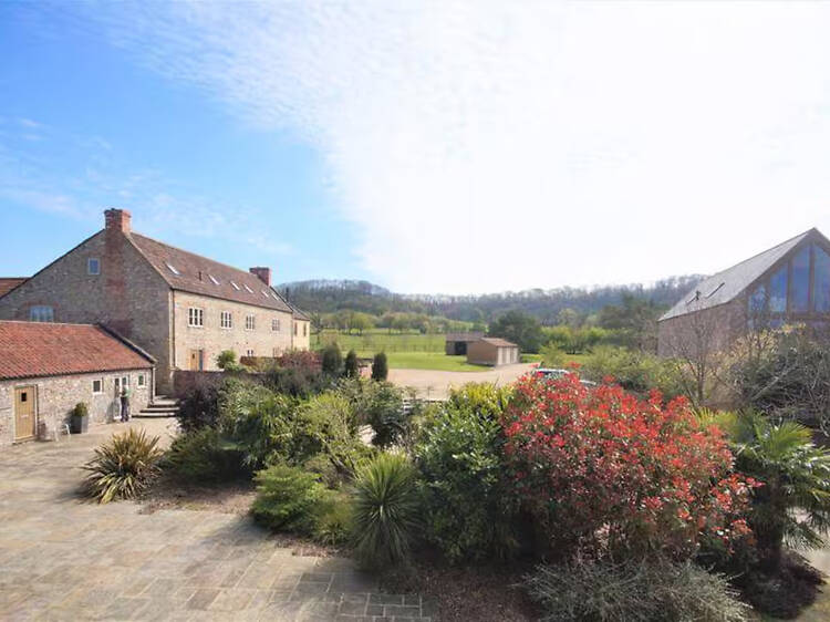 Best luxury Airbnb: Barn with pool near Wells
