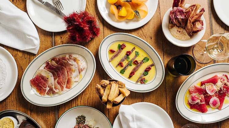 Dishes at Chiswick