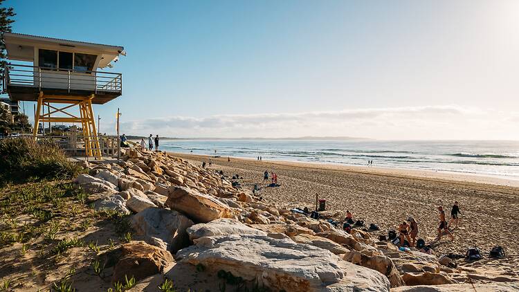 Lifeguard tower at Cronulla beach in Sutherland Shire